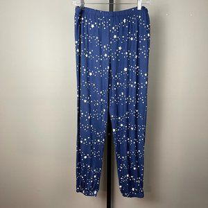 PJ Couture Stars Print PJ Pants Blue M